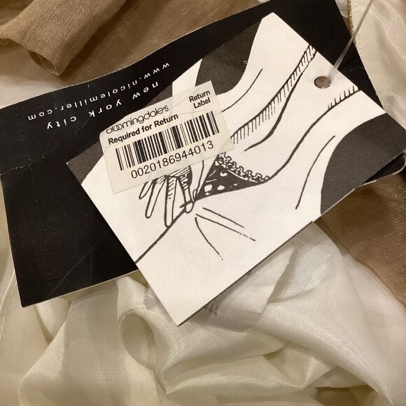 NWT Nicole Miller 100% silk cocktail dress Sz 6 - Picture 10 of 14